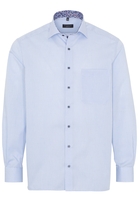 ETERNA LANGE MOUW OVERHEMD COMFORT FIT KEPERBINDING LICHT BLAUW GERUIT