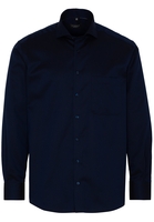 ETERNA LANGE MOUW OVERHEMD COMFORT FIT KETTLANCÈ MARINEBLAUW MET