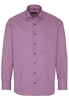 ETERNA LANGE MOUW OVERHEMD COMFORT FIT KETTLANCÈ ROZE MET RELIËF