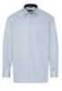 ETERNA LANGE MOUW OVERHEMD COMFORT FIT OXFORD GROEN GERUIT