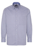 ETERNA LANGE MOUW OVERHEMD COMFORT FIT OXFORD LILA/BLAUW GERUIT