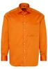 ETERNA LANGE MOUW OVERHEMD COMFORT FIT OXFORD ORANJE UNI