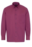 ETERNA LANGE MOUW OVERHEMD COMFORT FIT OXFORD ORCHIDEE UNI