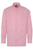 ETERNA LANGE MOUW OVERHEMD COMFORT FIT OXFORD ROOD/WIT GESTREEPT