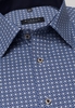 ETERNA LANGE MOUW OVERHEMD COMFORT FIT PINPOINT BLAUW PRINT