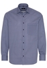 ETERNA LANGE MOUW OVERHEMD COMFORT FIT PINPOINT BLAUW PRINT