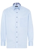 ETERNA LANGE MOUW OVERHEMD COMFORT FIT PINPOINT BLAUW UNI