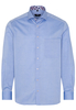 ETERNA LANGE MOUW OVERHEMD COMFORT FIT PINPOINT BLAUW UNI