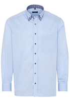 ETERNA LANGE MOUW OVERHEMD COMFORT FIT PINPOINT LICHTBLAUW UNI