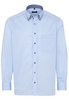 ETERNA LANGE MOUW OVERHEMD COMFORT FIT PINPOINT LICHTBLAUW UNI