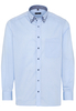 ETERNA LANGE MOUW OVERHEMD COMFORT FIT PINPOINT LICHTBLAUW UNI