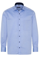 ETERNA LANGE MOUW OVERHEMD COMFORT FIT PINPOINT MEDIUM BLAUW UNI