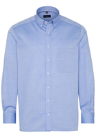ETERNA LANGE MOUW OVERHEMD COMFORT FIT PINPOINT MEDIUM BLAUW UNI