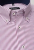 ETERNA LANGE MOUW OVERHEMD COMFORT FIT PINPOINT ROOD GERUIT
