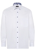 ETERNA LANGE MOUW OVERHEMD COMFORT FIT PINPOINT WIT UNI