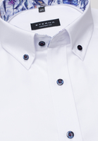 ETERNA LANGE MOUW OVERHEMD COMFORT FIT PINPOINT WIT UNI