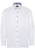 ETERNA LANGE MOUW OVERHEMD COMFORT FIT PINPOINT WIT UNI