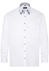 ETERNA LANGE MOUW OVERHEMD COMFORT FIT PINPOINT WIT UNI