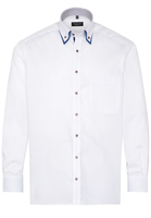 ETERNA LANGE MOUW OVERHEMD COMFORT FIT PINPOINT WIT UNI