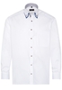 ETERNA LANGE MOUW OVERHEMD COMFORT FIT PINPOINT WIT UNI