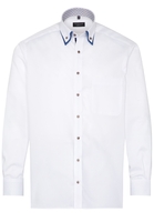 ETERNA LANGE MOUW OVERHEMD COMFORT FIT PINPOINT WIT UNI