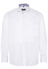 ETERNA LANGE MOUW OVERHEMD COMFORT FIT PINPOINT WIT UNI