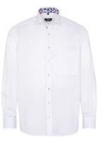 ETERNA LANGE MOUW OVERHEMD COMFORT FIT PINPOINT WIT UNI