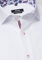 ETERNA LANGE MOUW OVERHEMD COMFORT FIT PINPOINT WIT UNI