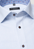 ETERNA LANGE MOUW OVERHEMD COMFORT FIT POPELINE BLAUW GERUIT