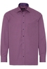 ETERNA LANGE MOUW OVERHEMD COMFORT FIT POPELINE BORDEAUX UNI