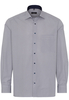 ETERNA LANGE MOUW OVERHEMD COMFORT FIT POPELINE BRUIN PRINT
