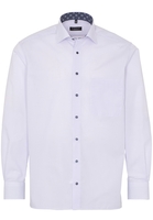 ETERNA LANGE MOUW OVERHEMD COMFORT FIT POPELINE PURPER GERUIT