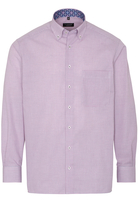 ETERNA LANGE MOUW OVERHEMD COMFORT FIT POPELINE ROZE GERUIT