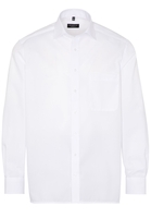 ETERNA LANGE MOUW OVERHEMD COMFORT FIT POPELINE WIT UNI