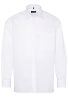 ETERNA LANGE MOUW OVERHEMD COMFORT FIT POPELINE WIT UNI