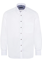 ETERNA LANGE MOUW OVERHEMD COMFORT FIT POPELINE WIT UNI