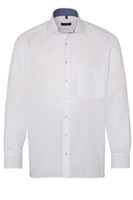 ETERNA LANGE MOUW OVERHEMD COMFORT FIT POPELINE WIT UNI