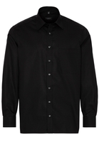 ETERNA LANGE MOUW OVERHEMD COMFORT FIT POPELINE ZWART UNI