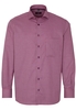 ETERNA LANGE MOUW OVERHEMD COMFORT FIT ROOD MET RELIËF