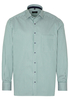 ETERNA LANGE MOUW OVERHEMD COMFORT FIT SATIJNBINDING GROEN/WIT