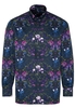 ETERNA LANGE MOUW OVERHEMD COMFORT FIT SATIJNBINDING KLEURRIJK PRINT