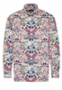 ETERNA LANGE MOUW OVERHEMD COMFORT FIT SATIJNBINDING KLEURRIJK PRINT