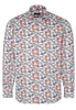 ETERNA LANGE MOUW OVERHEMD COMFORT FIT SATIJNBINDING KLEURRIJK PRINT