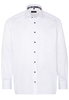 ETERNA LANGE MOUW OVERHEMD COMFORT FIT SATIJNBINDING WIT UNI