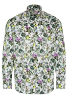 ETERNA LANGE MOUW OVERHEMD COMFORT FIT TWILL KLEURRIJK PRINT