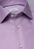 ETERNA LANGE MOUW OVERHEMD COMFORT FIT TWILL LILA MET RELIËF