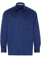 ETERNA LANGE MOUW OVERHEMD COMFORT FIT TWILL MARINEBLAUW UNI