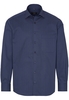 ETERNA LANGE MOUW OVERHEMD COMFORT FIT TWILL NAVY / ROESTROOD PRINT