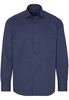 ETERNA LANGE MOUW OVERHEMD COMFORT FIT TWILL NAVY / ROESTROOD PRINT