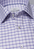 ETERNA LANGE MOUW OVERHEMD COMFORT FIT TWILL PURPER GERUIT